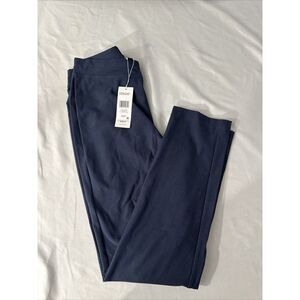 NWT‎ $168 Eileen Fisher [ XS ] Slim Ankle Stretch Crepe Pants Ocean Blue